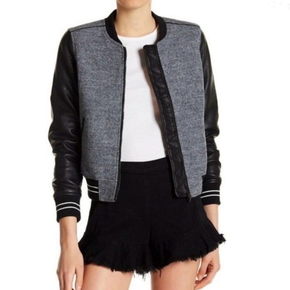 BLANKNYC Own the Night Bomber Jacket